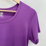 32 Degrees Heat 32 Degree Cool Tee Womens Size Medium NWT Purple Short Sleeve Scoop Neck Shirt Photo 2