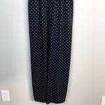 Apt. 9  Jumpsuit Womens Large Black White Polka Dot Cropped Wide Leg Sleeveless‎ Photo 5
