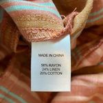 Anthropologie Drew Linen Jumpsuit Salmon Brown Size Small NWT Photo 8