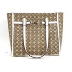 Giani Bernini  Tan Logo Jacquard Tote NWT Photo 1