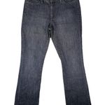 Riders Boot Cut Denim Jeans Womens 12 Long Blue Mid Rise Dark Wash Photo 0