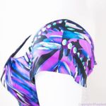 Perception New York peacock print empire waist scoop neck dress, 10 Purple Photo 12