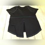 Lucky in love navy blue woman’s activewear shirt size medium Photo 3