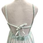 Aerie  Tiered Coquette Watercolor Maxi Sundress Dress Beachy Blue size XS Photo 6