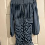 Blue Blush Chiffon V-Neck Dress (Boutique) Photo 5