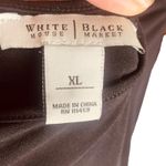 White House | Black Market  | Black Keyhole-Back Turtle Neck Blouse Size XL | EUC Photo 4