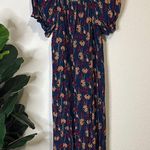 Chelsea 28 Blue floral dress with Puff Sleeves Medium Photo 3