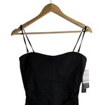 La Blanca Island Goddess Black Lingerie Ruched One Piece Swimsuit Size 10 Photo 4