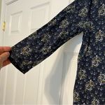 Lucky Brand  navy floral print shirt S Photo 9