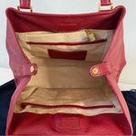 Brooks Brothers  Red Pebbled Leather Shoulder Purse Photo 11