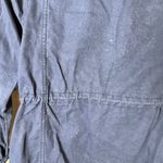 Old Navy Navy Blue Cargo Utility Jacket with Waist Cinch Size Medium Photo 4