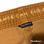 American Eagle 4 Regular Super Stretch Hi Rise A-Line Mini Skirt Tan Corduroy Photo 2