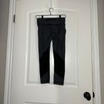 Lululemon  |‎ Pace Rival Crop Herringbone Black Heathered 22" | Women's 6 Photo 5