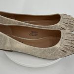 Journee Collection Judy Ruffled Flats in Gold Size 7W MSRP $70 Photo 5