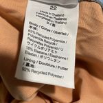 J.Crew  1 Piece Swimsuit Bathing Suit Plunge Neck Plus Sz Misty Blue Sz 22 NWT Photo 3