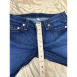 True Religion  Jeans Women 28x34 Straight Leg Low Rise Dark Wash Denim Boho Photo 14