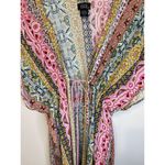 Evie And Emma Long Duster Cardigan Kimono Swimsuit Cover Up Boho Colorful‎ Size undefined Photo 1