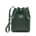 MANSUR GAVRIEL Mini Bucket Bag Moss Womens Size OS Green Photo 2