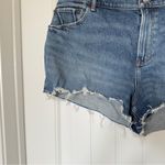 Abercrombie & Fitch  Y2K The Mom Mid-Rise Raw Hem Shorts Size 20 NWT Photo 3