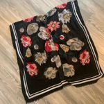 Woven Heart Women’s Black Floral Duster One Size Photo 1