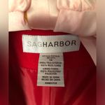 Sag Harbor  vintage Bright Red 100% Wool Blazer Jacket plus sz 16 single breasted Photo 3