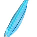 Ili New York Blue Leather RFID Crossbody Bag Small Zip Top Travel Purse Photo 12