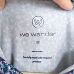 WE WANDER Stitch Fix Multicolor Print Hooded Pullover Long Sleeve Women's XS Blue Photo 2