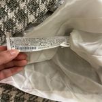 ZARA NWT  Ecru Textured Check Cut-Out Mini Dress Photo 13