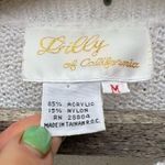 Vintage 50s 60s Lilly of California pastel stripe sleeveless sweater blouse MED Photo 3