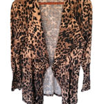 Boston Proper  Cheetah Animal Print Open Cardigan Size Women's‎ XS Photo 0