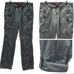 Unionbay VTG Y2K Cotton  Gray Cargo Utility Roll Tab Pants Straight Leg Juniors 5 Photo 1