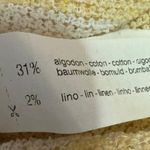 ZARA Yellow White Striped Sleeveless Knit Scoop Neck Pullover Tank Top Size S Photo 3