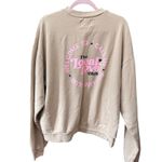 The Local Love‎ Club Oversized Sweater Size Small Brown Tan Photo 1