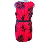 Boden Nadia Berry Print Sheath‎ Dress Hot Pink And Navy Size 8P Photo 1