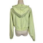 Alo Yoga  Cropped Double Take French Terry Hoodie in Iced Green Tea Photo 7