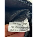 Lina Black Woven Crossbody Bag Small Purse Silver Charm Handmade Style Cute Photo 4