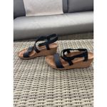 Papillio by Birkenstock Sibyl Wedge Sandals 41 boho vacation travel minimalist Black Size 10 Photo 4
