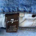 7 For All Mankind Jean Shimmer Shorts Size 27 Photo 3