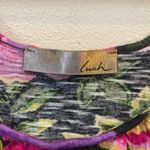 Lush Clothing Vintage Lush Floral Cold Shoulder Blouse Large Y2K Photo 5