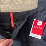 Spanx NWT  Women's Washed Black Stretch Twill Ankle Cargo Pants Size Medium Tall Photo 1