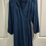 Old Navy Denim Wrap Dress Photo 0