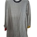 Sleepy Jones Twyla Navy & White Stripe Long Sleeve 100% Cotton XS Sleepshirt. Photo 5