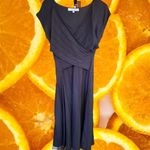 Anne Klein Blackā V Neck Dress Size M Photo 5