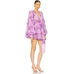 Bronx and Banco NEW NWT Bedouin Poppy Mini Dress Lilac size 4 / Small Photo 1