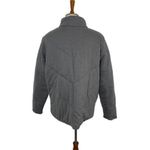 Three Dots  Gray Full Zip Puffer Jacket Heather Pavement XL Lightweight Quilted Photo 3