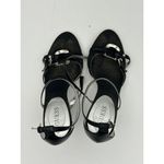 Guess  Black Strappy High Heel Sandals With Silver Buckle Accents Size 7M Photo 3