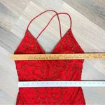 Jules and Cleo Beaded Sequin Mermaid‎ Sheath Dress Red Juniors 6 Photo 10