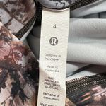 Lululemon Leggings Womens 4 High Rise Pink Brown Abstract Print Yoga LW5DM9S Photo 3