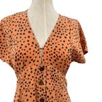 Marine layer  Camila Mini Dress Abstract Cheetah Print Size Small Photo 3