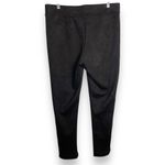Andrew Marc Black Soft Stretch Faux Suede Pull On Pants Photo 5